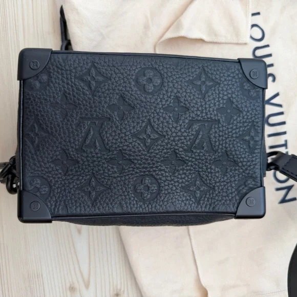 Louis Vuitton Mini Soft Trunk Monogram Taurillon Leather Black Crossbody Bag - Picture 11 of 16